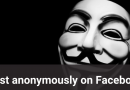 Anonymous post feature in fb groups