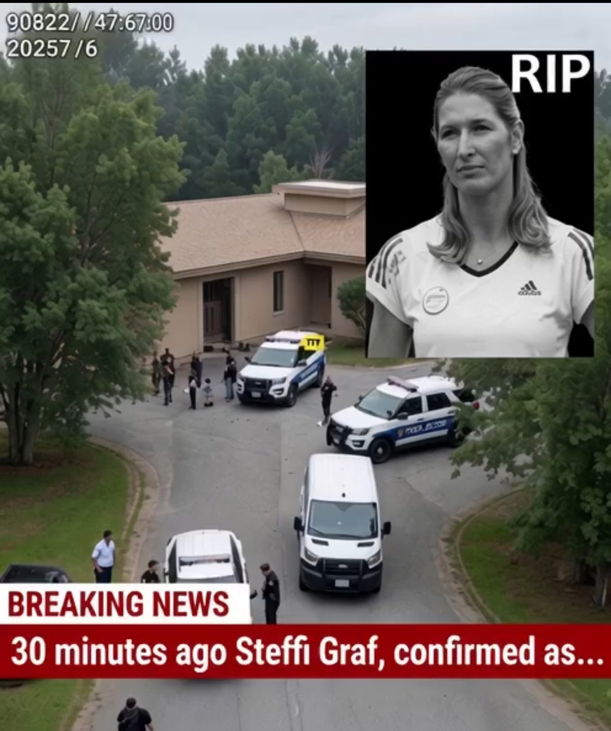 Viral video about Steffi Graf sparking questions about online news