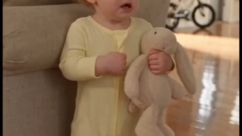 An Emotional Baby Moment: A Little Child’s Tears Bring the Family Together