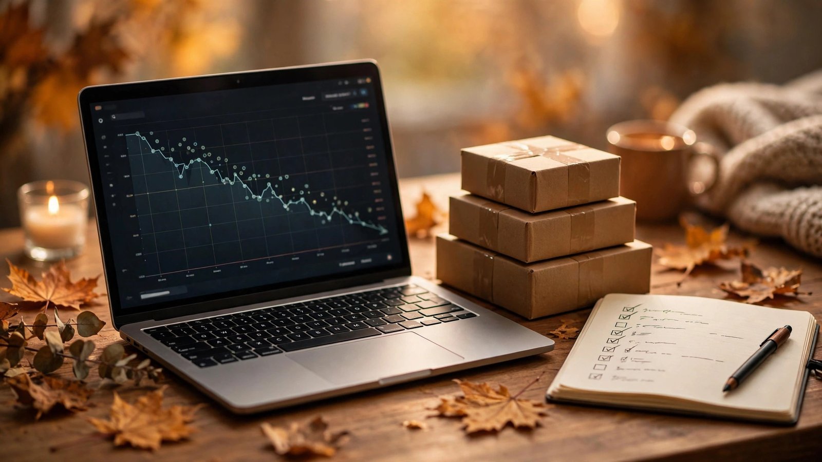 Amazon Associates commission cuts 2026 affiliate earnings dashboard with falling chart