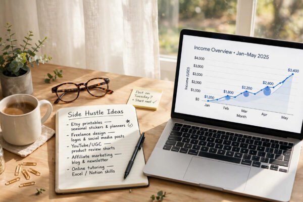 best side hustles for beginners - featured image for Best Side Hustles for Beginners in 2026 (Low-Cost Ideas)