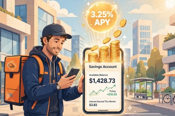 Branch High-Yield Savings 2026: 3.25% APY for Gig Workers