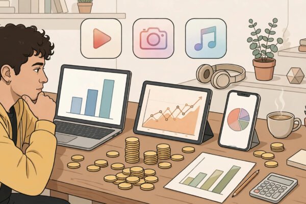 Creator platform take home pay comparison 2026: what $100 becomes on YouTube, Patreon, Substack, Twitch