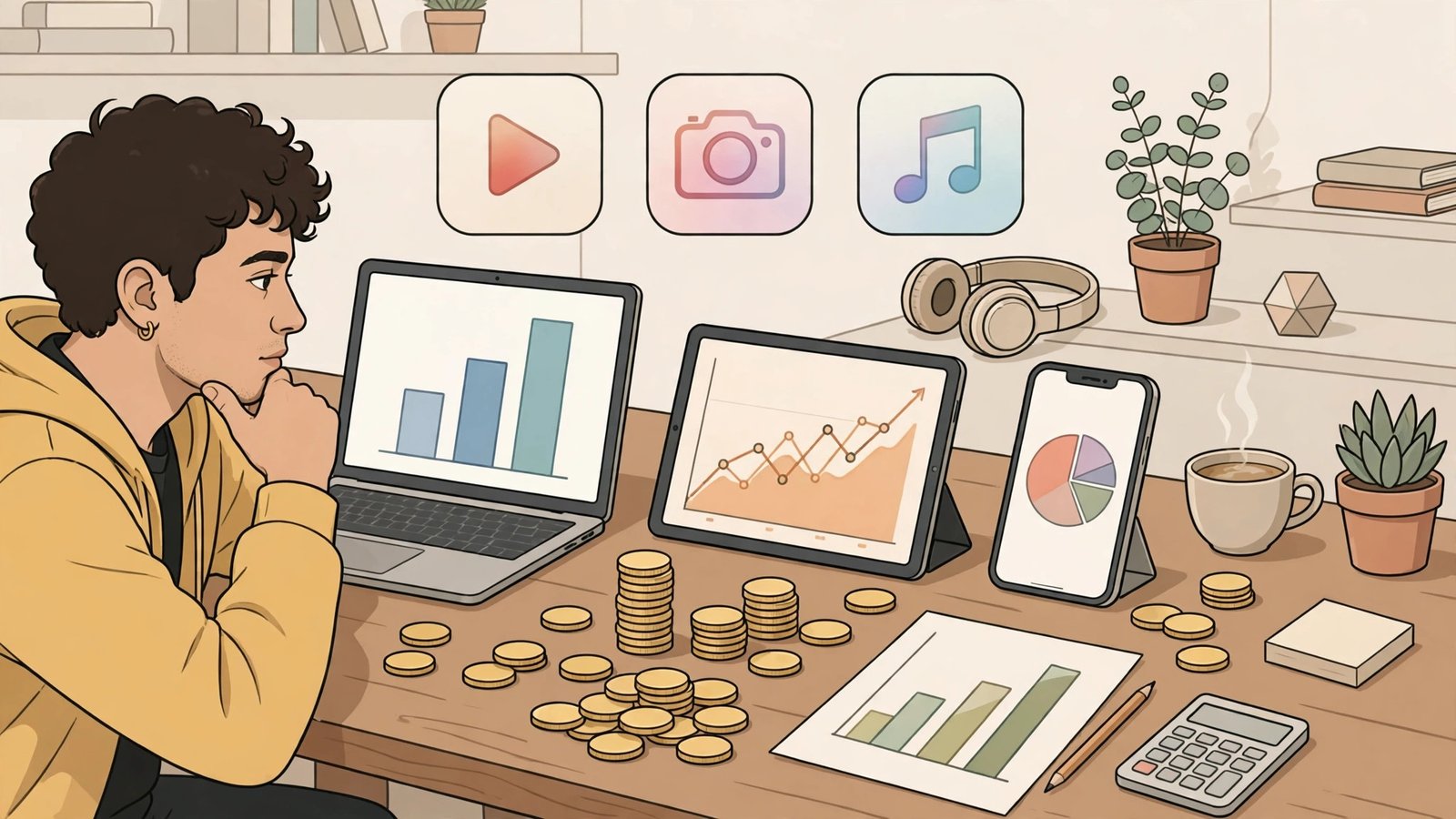 Creator platform take home pay comparison 2026: what $100 becomes on YouTube, Patreon, Substack, Twitch