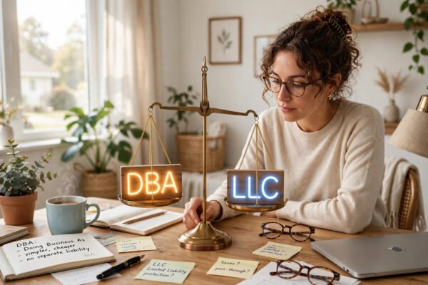 DBA vs LLC for freelancers - costs, liability and which to choose