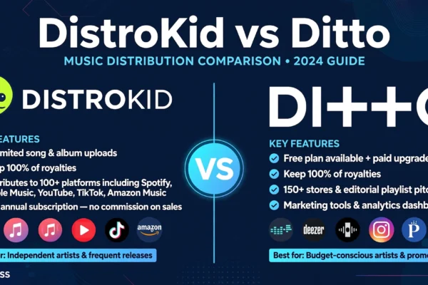 DistroKid vs Ditto for AI Music Releases (2026)