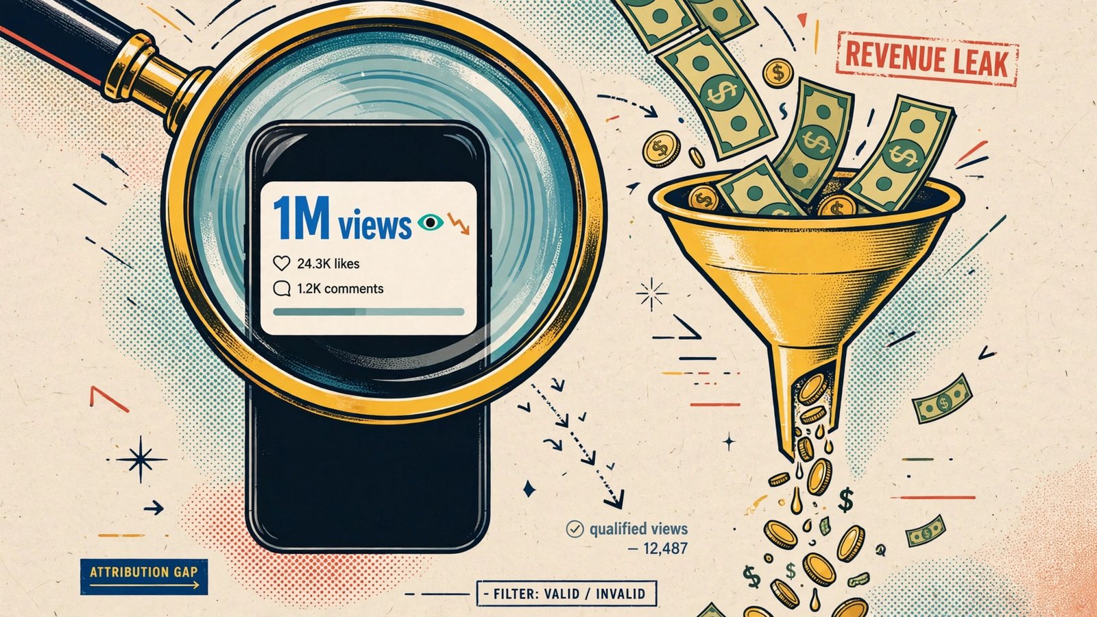 Facebook qualified views vs views: why viral videos pay so little under Meta's 2026 payout math