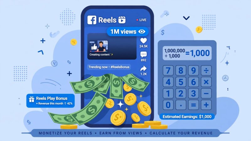 1M Facebook Reels Views Pays What? No Fixed Payout (2026)