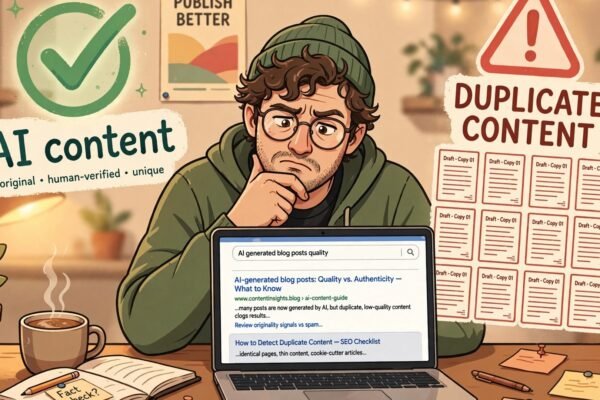 Google September 2026 spam update myth-busting: blogger checks AI content against manual fact-check guidance