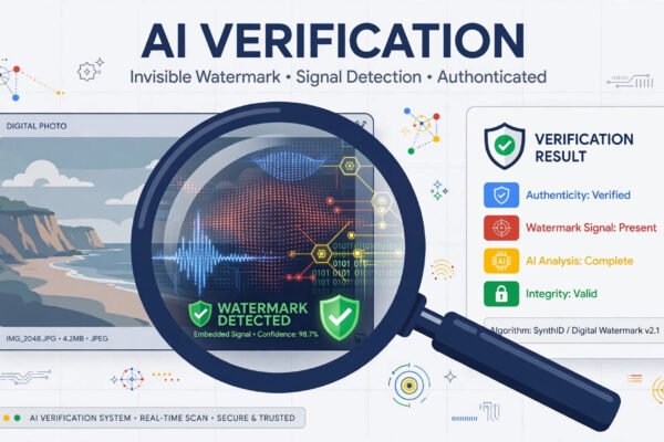 SynthID Detector scanning a photo for hidden AI watermarks