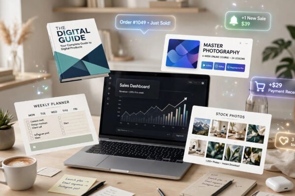 passive income with digital products - featured image for How to Build Passive Income With Digital Products (2026)