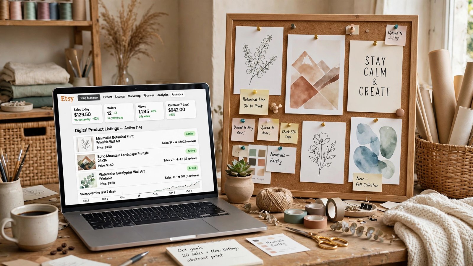 sell digital products on etsy - featured image for How to Sell Digital Products on Etsy: Beginner Guide 2026