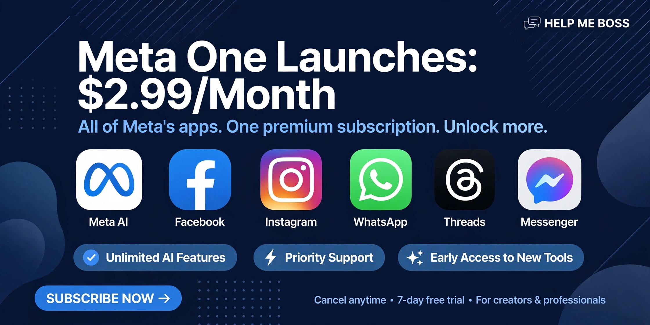 Meta One Subscription: Every Tier and Price Explained (2026)