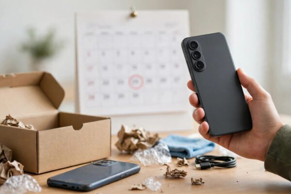 Pixel 11 trade-in offer ending October 29 2026 with old phone and trade-in box